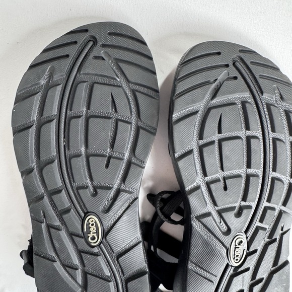 Chaco ZX2 Classic Black Sandals Womens 10 Hiking Trail Beach Comfort EXCELLENT - Picture 9 of 10